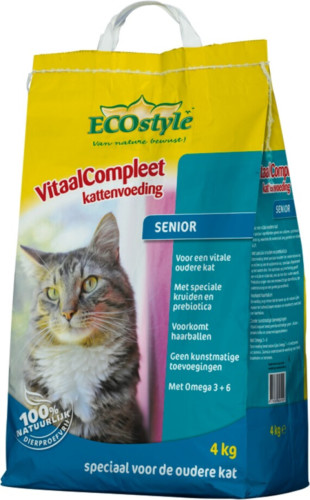 Ecostyle Kattenvoer Senior 4 kg