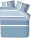 Luna Bedding Sea Stripes Lits-jumeaux (240 x 220 cm + 2 kussenslopen) Dekbedovertrek