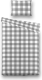 Luna Bedding Picnic Squares - Grijs 1-persoons (140 x 220 cm + 1 kussensloop) Dekbedovertrek