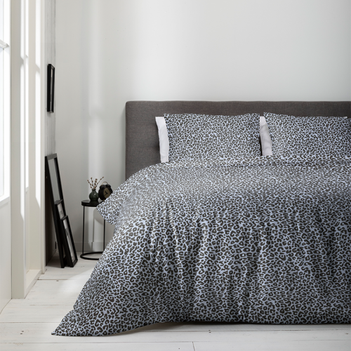 Luna Bedding Stylish Panther - Blauw 1-persoons (140 x 220 cm + 1 kussensloop) Dekbedovertrek