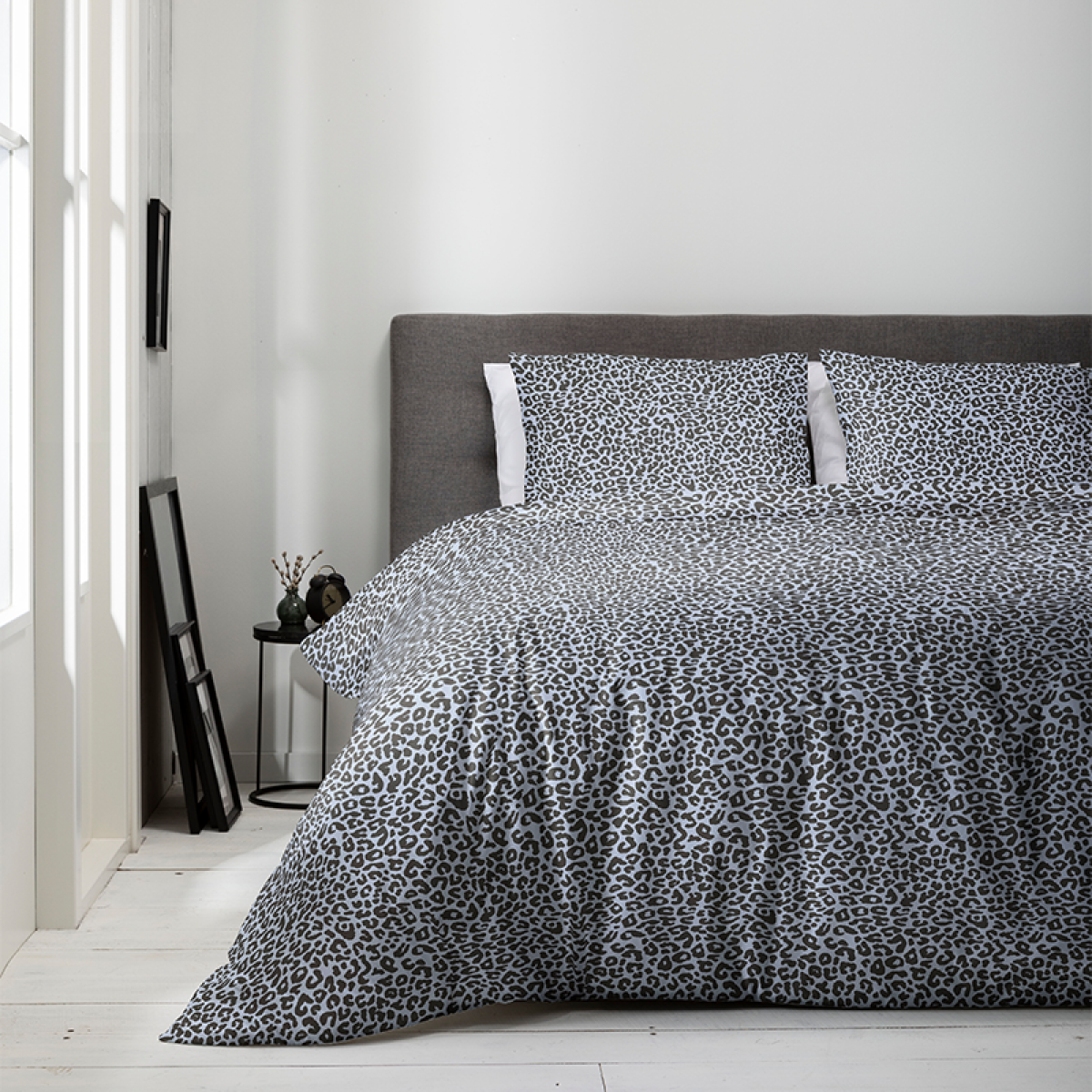 Luna Bedding Stylish Panther - Blauw 1-persoons (140 x 220 cm + 1 kussensloop) Dekbedovertrek