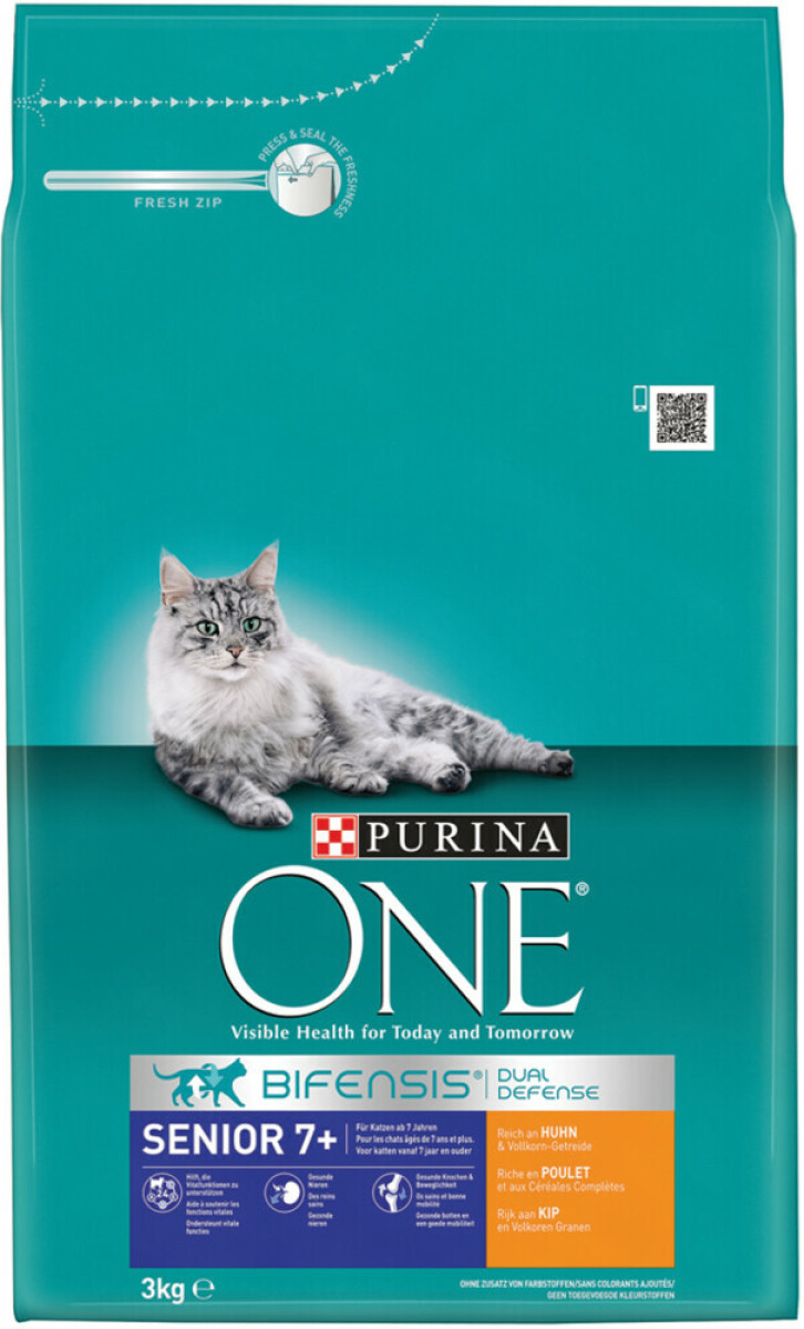 Purina One Senior Kip - Volkoren Granen 3 kg