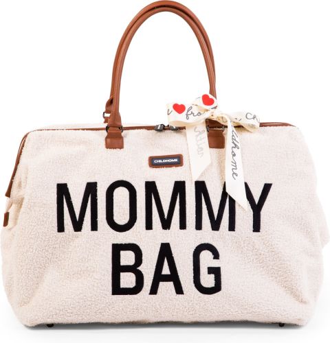 Childhome Mommy Bag Groot - Teddy Ecru
