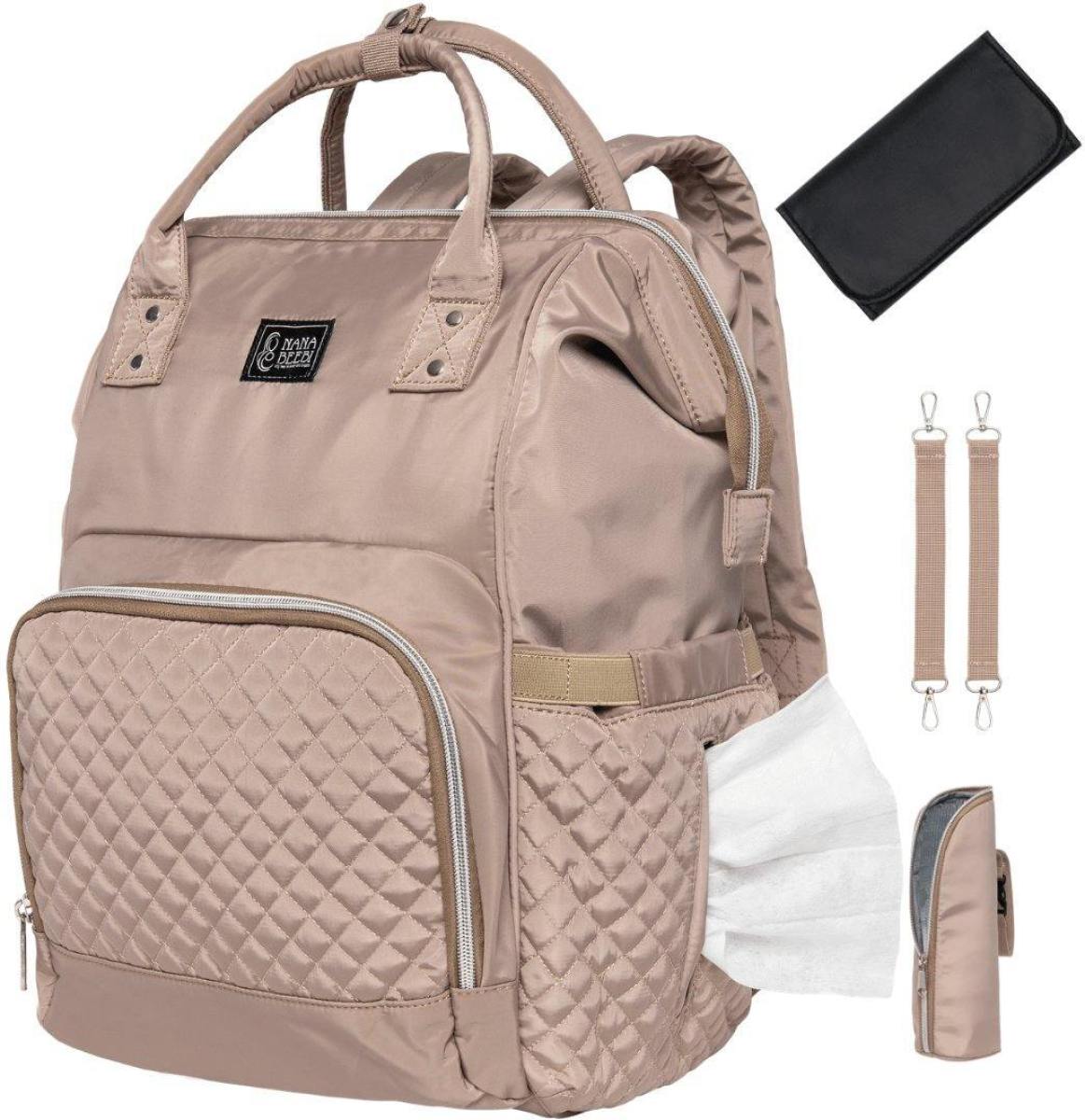 NanaBeebi ™ Luiertas - Beige/Taupe