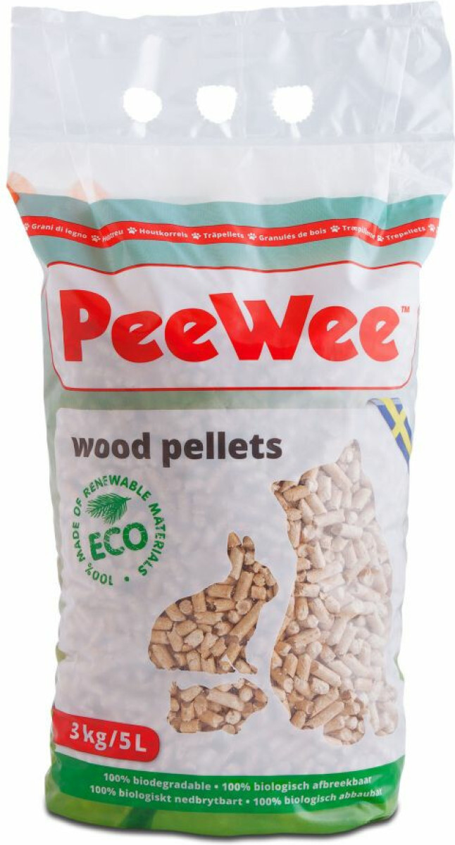 PeeWee Houtkorrels 3 kg