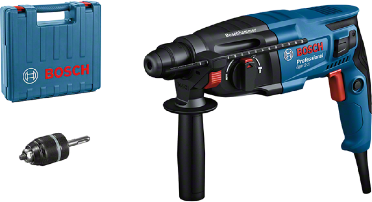 Bosch Blauw GBH 2-21 | Boorhamer SDS plus | 720 W | Met snelspanboorhouder