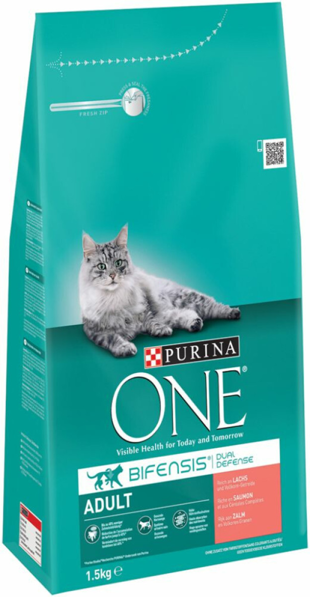 Purina One Adult Zalm - Volkoren Granen 1,5 kg
