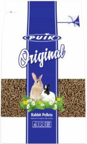 4x puik Original Konijnenkorrel 4 kg