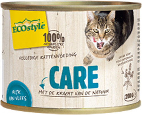 Ecostyle Kattenvoer Care Blik 200 gr