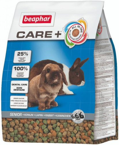 4x Beaphar Beaphar Care+ Konijn Senior 1,5 kg