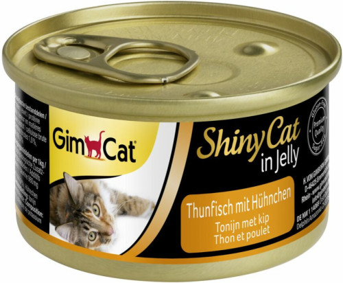 GimCat ShinyCat in Jelly Tonijn - Kip 70 gr