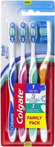Colgate Tandenborstel Triple Action 4 stuks