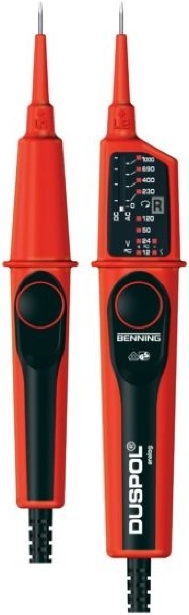 Benning Spanningtester Duspol analoog 12-1000V AC/DC