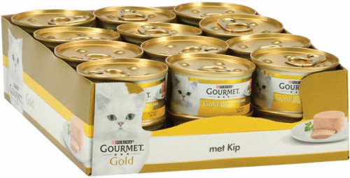 24x Gourmet Gold Mousse Kip 85 gr