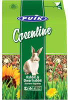 6x puik Greenline Konijn&Dwergkonijn Sensitive 1,5 kg