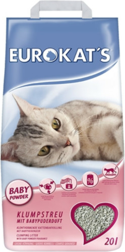 Overig Eurokats Kattenbakvulling Babypoeder 20 liter