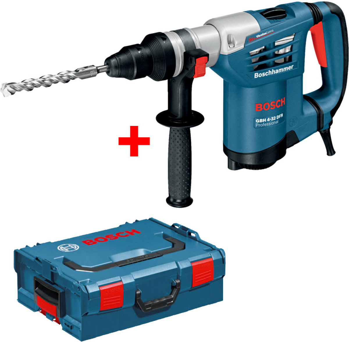 Bosch Blauw GBH 4-32 DFR Set Boorhamer | 5J 900w | in L-boxx