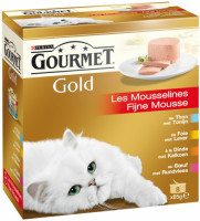 Gourmet Gold Fijne Mousse Rood 8 x 85 gr