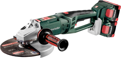 Metabo WPB 36-18 LTX BL 230 2x18V LiHD Accu grote haakse slijper set 4x LiHD 8.0Ah - in koffer - 230mm - koolborstelloos | 613102810