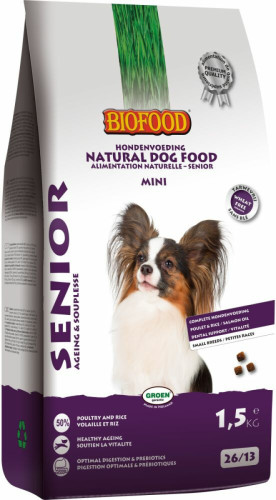 Biofood Small Breed Senior 1,5 kg