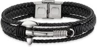 Bruno Banani Leren armband B4044B/20/00/21