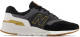 New balance 997 sneakers zwart/grijs/goud