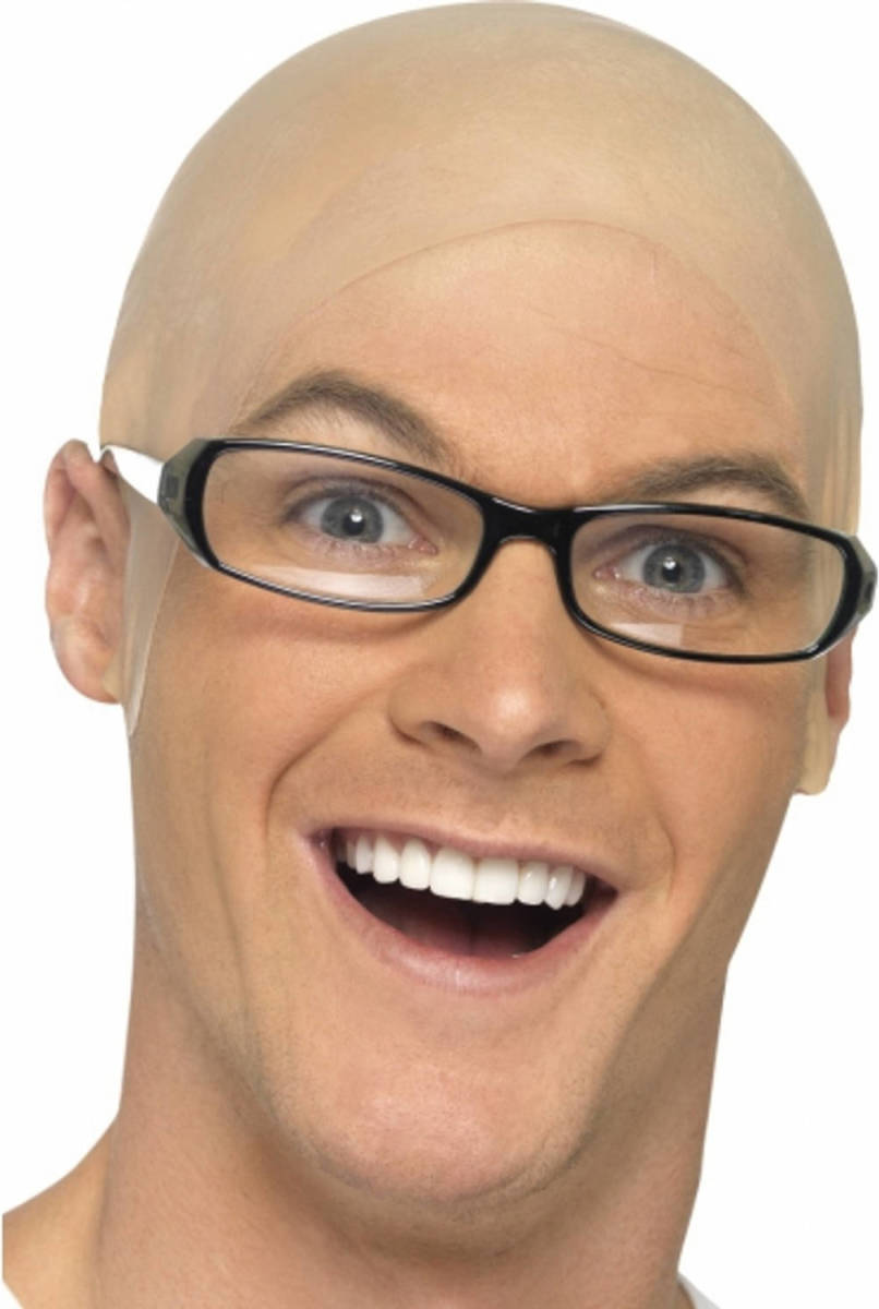Smiffy's Kale Kop Pruik - Verkleedpruiken