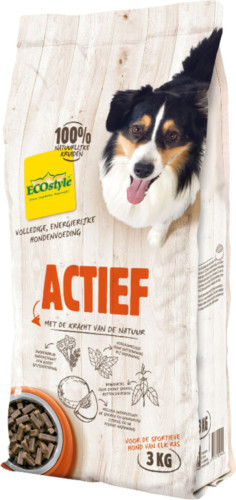Ecostyle Hondenvoer Actief 3 kg