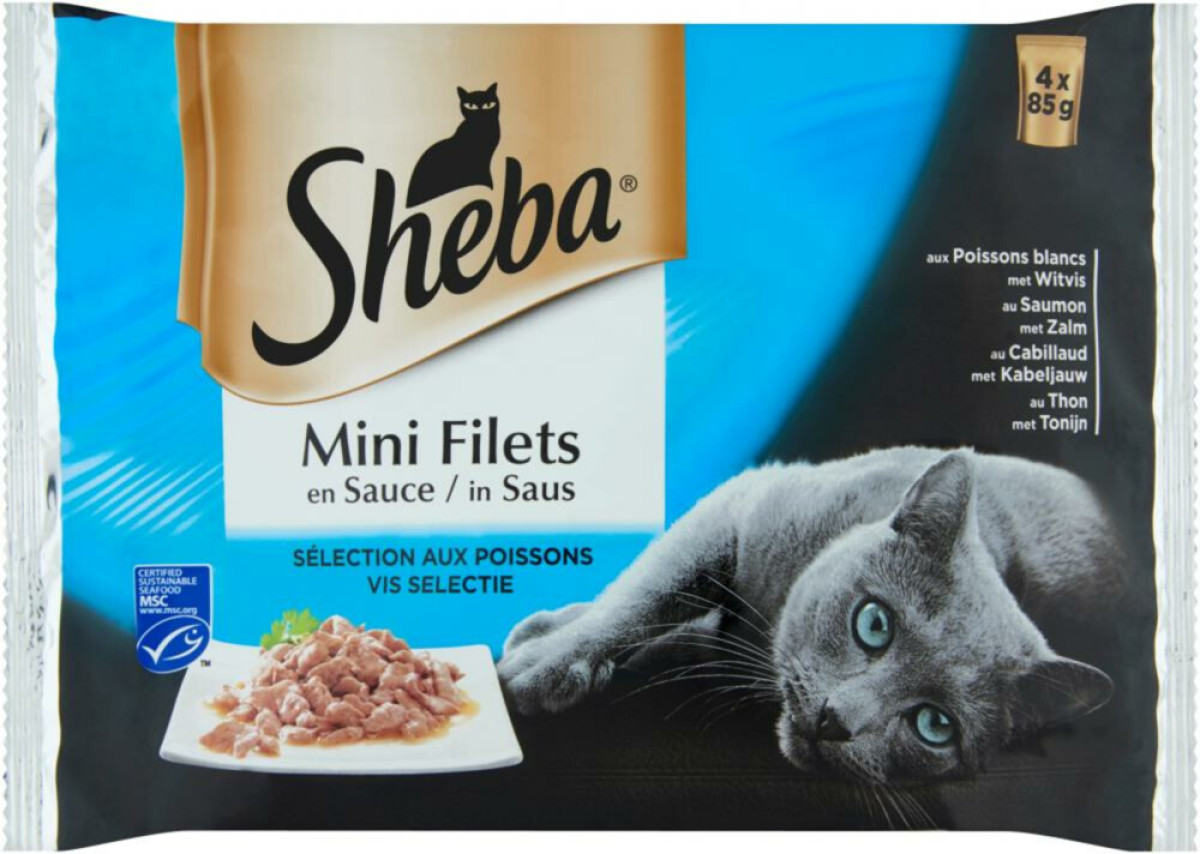 Sheba Delice Pouch Vis Selectie Multipack 340 gr