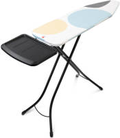 Brabantia PerfectFlow strijkplank B Spring Bubbles - 124x38 cm - met solide stoomunithouder