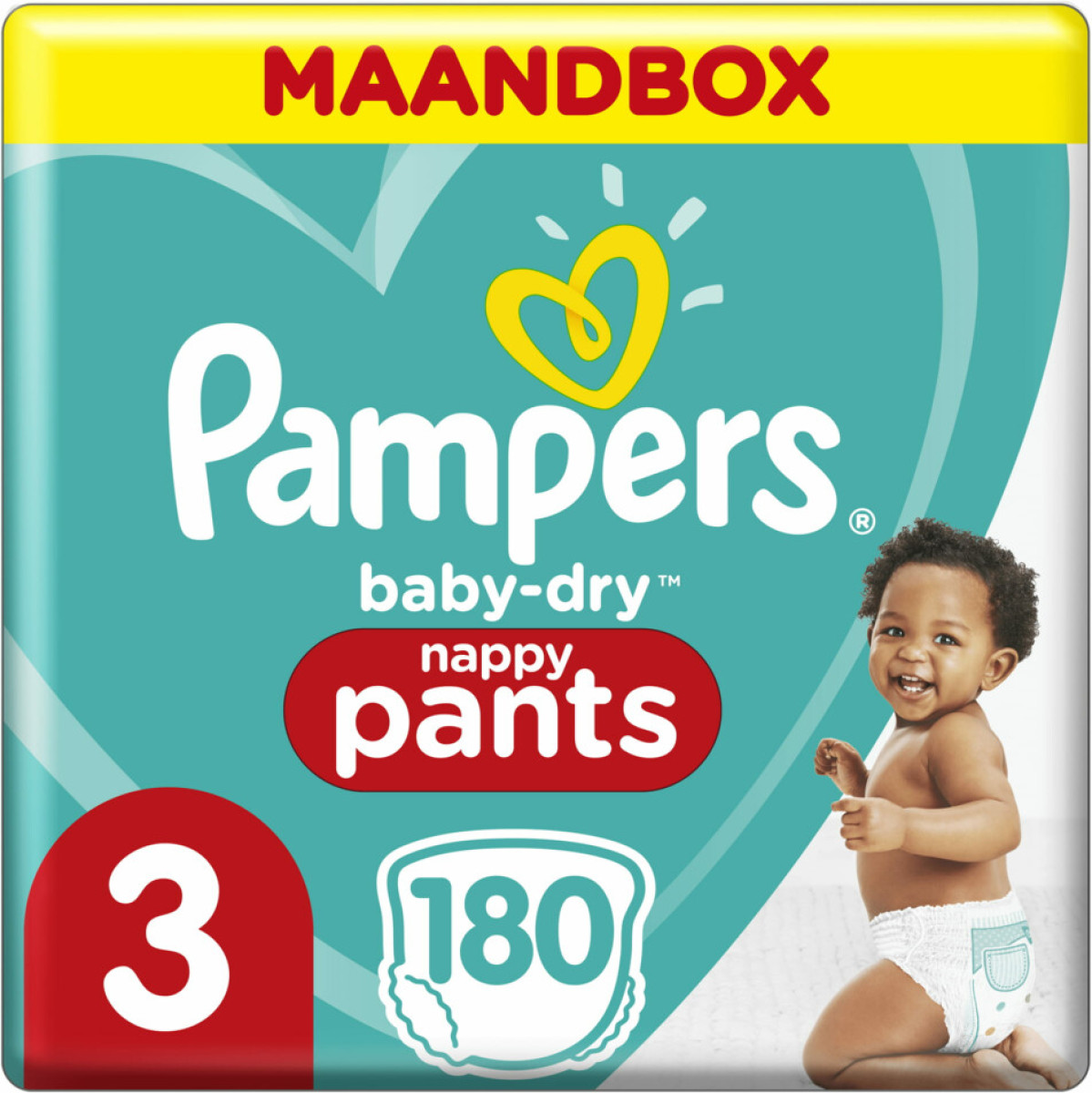 Pampers Baby Dry Luierbroekjes Maat 3 (6-11 kg) 180 stuks