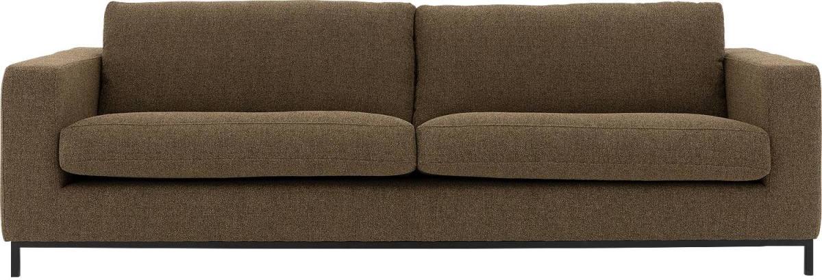 Goossens Bank Maxima groen, stof, 4-zits, elegant chic