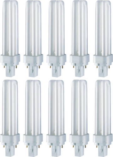 10 Stuks - Osram Dulux D 13w/840 2p G24d-1 900lm