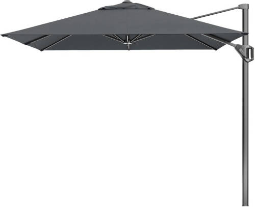 Platinum Voyager Vierkante Zweefparasol T1 2,5x2,5 M. - Antraciet