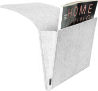 QUVIO Organizer Voor Bed Of Bank Vilt Grijs