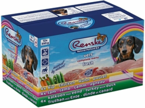 Renske Vers Vlees Hondenvoer Multipack 12 x 395 gr