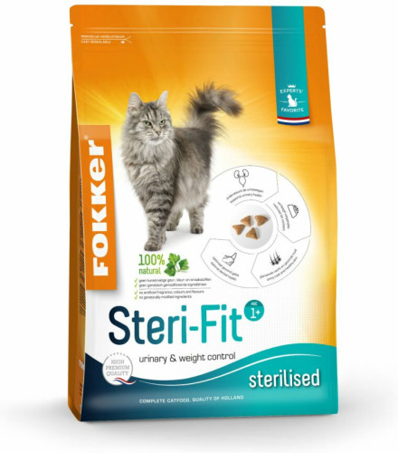 3x Fokker Cat Steri Fit 2,5 kg