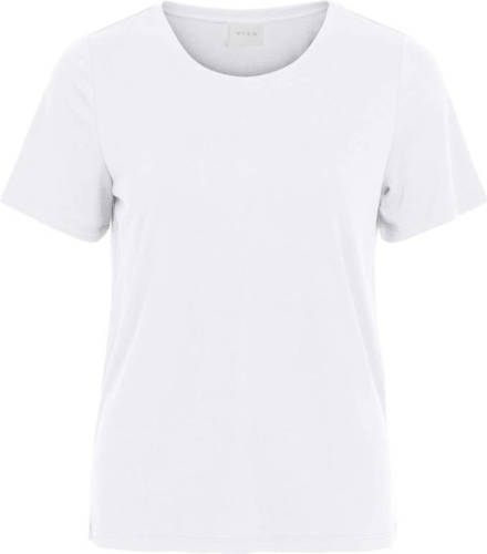 VILA basic T-shirt VIMODALA wit
