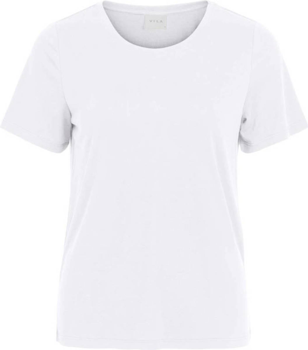 VILA basic T-shirt VIMODALA wit