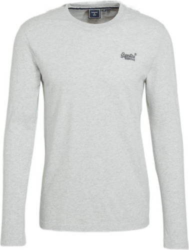 Superdry longsleeve grijs