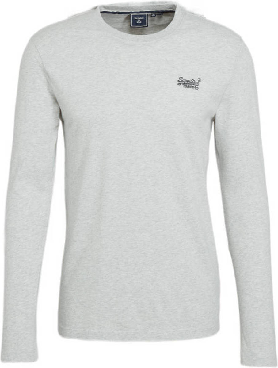 Superdry longsleeve grijs