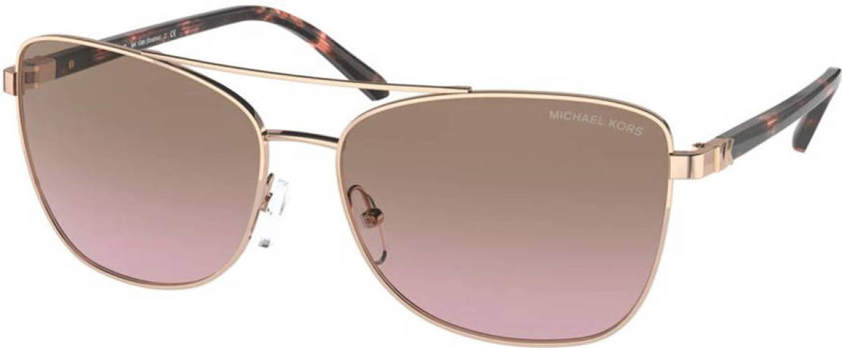 Michael Kors zonnebril 0MK1096 met tortoise goud