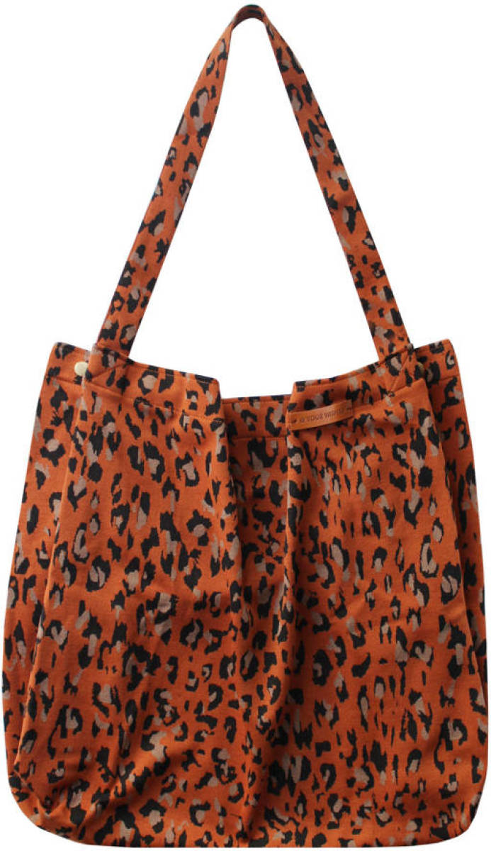 Your Wishes Mommy Tote Bag grote luiertas panterprint bruin/zwart