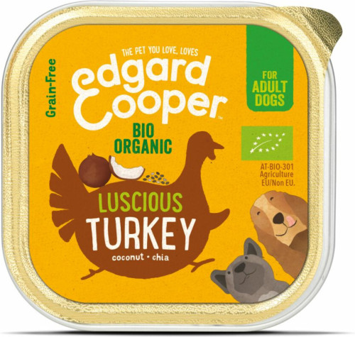 Edgard&Cooper Kuipje Vers Vlees Bio Kalkoen 100 gr