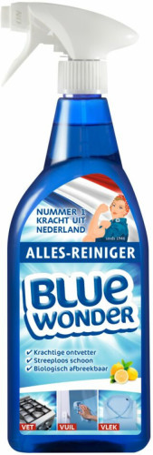 6x Blue Wonder Allesreiniger Spray 750 ml