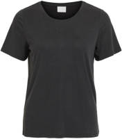 VILA basic T-shirt VIMODALA zwart