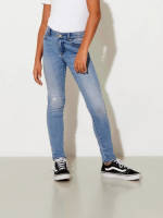 KIDS Only GIRL high waist skinny fit jeans KONRACHEL light medium blue denim