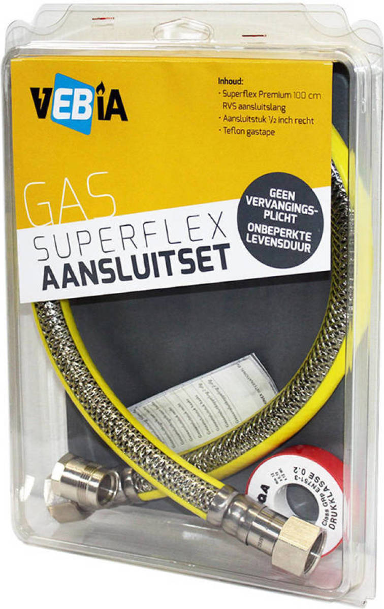 Vebia VGK100S aansluitset gasfornuis