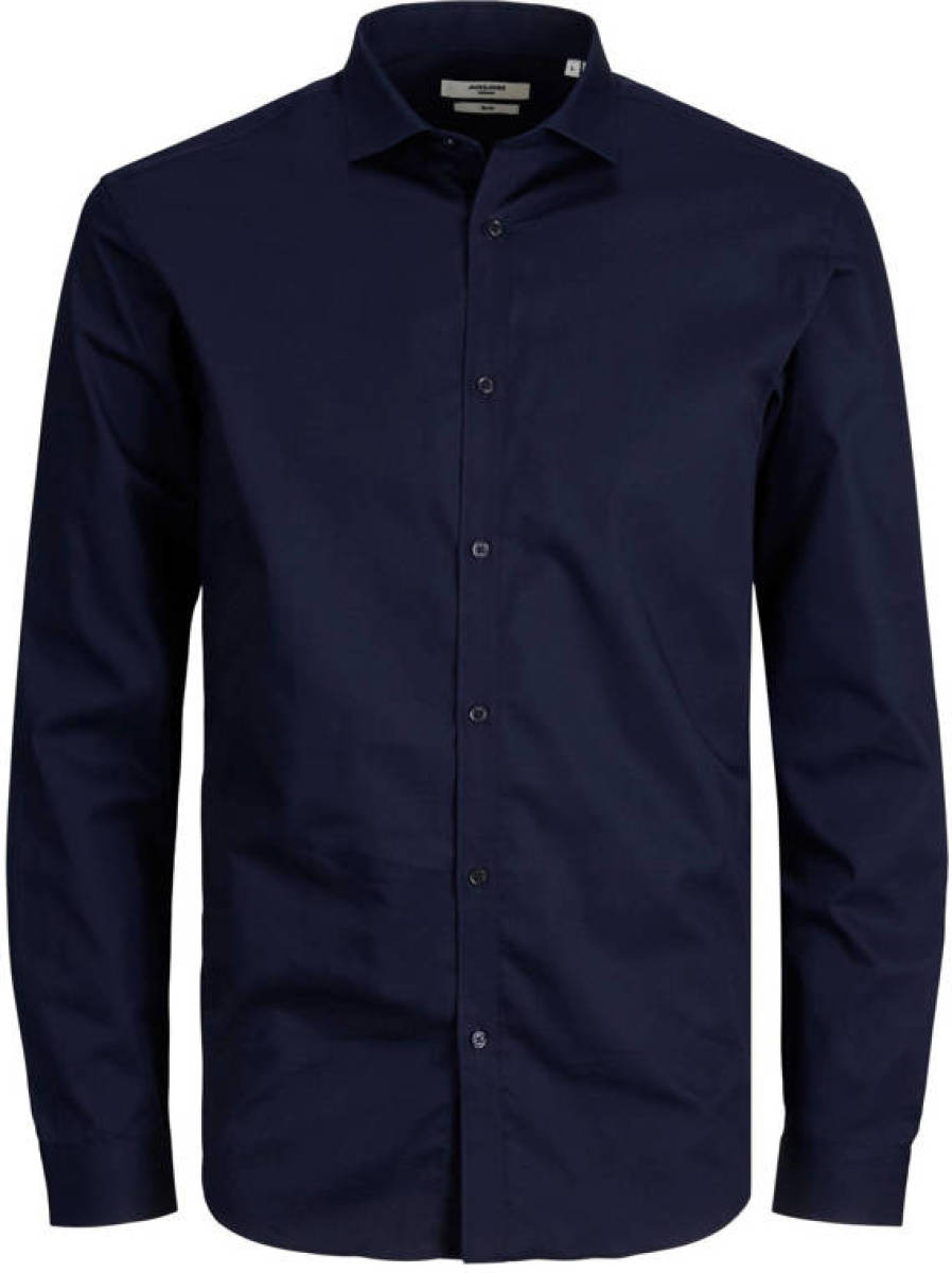 Jack & Jones PREMIUM slim fit overhemd JPRBLACARDIFF navy blazer