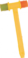 Carnival Toys fophamer junior 27 x 15 cm rubber geel